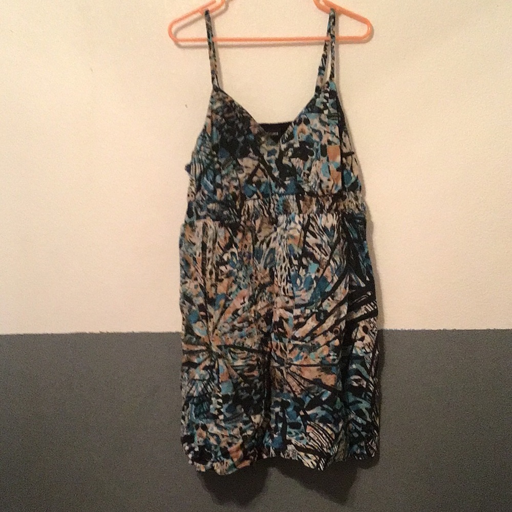 H4 Size 22 Lane brant strap dress w pockets new w/o t
